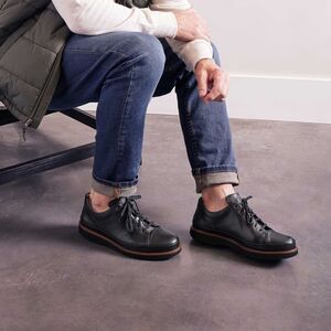 Samuel Hubbard Dressfast Dress Sneaker Leather Black Size 10